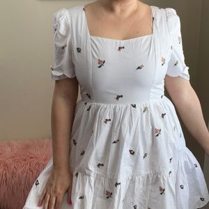 Endless Rose Floral Embroidered Mini Dress